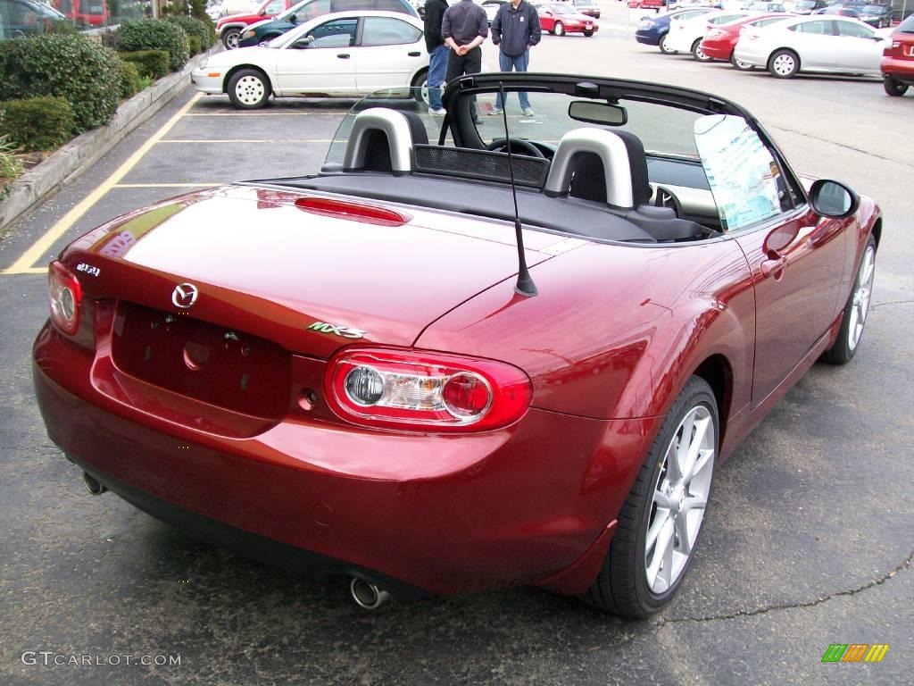 2009 MX-5 Miata Touring Roadster - Copper Red Mica / Black photo #5