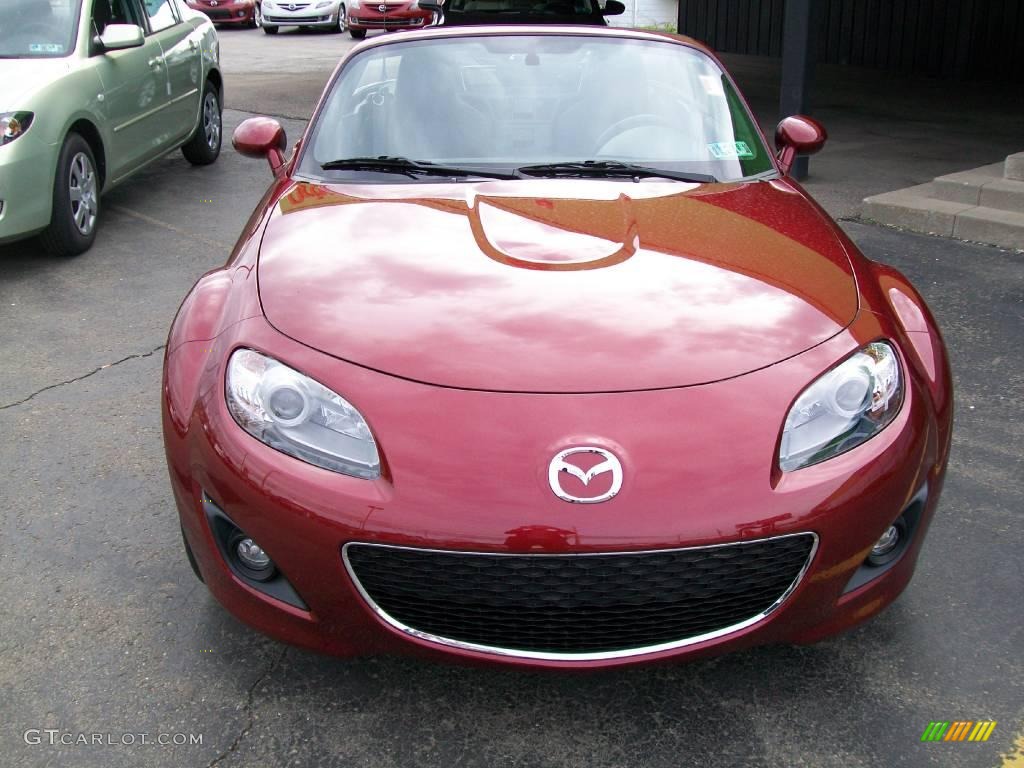 2009 MX-5 Miata Touring Roadster - Copper Red Mica / Black photo #8