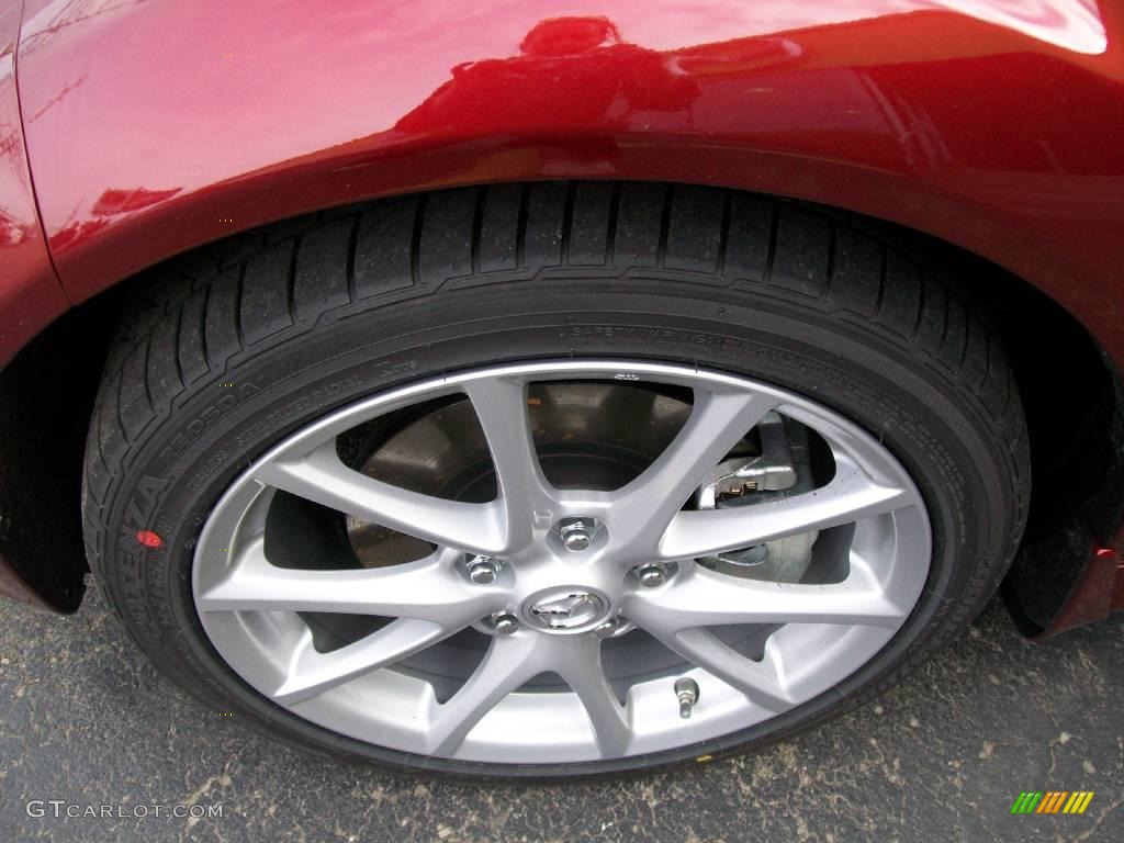 2009 MX-5 Miata Touring Roadster - Copper Red Mica / Black photo #9