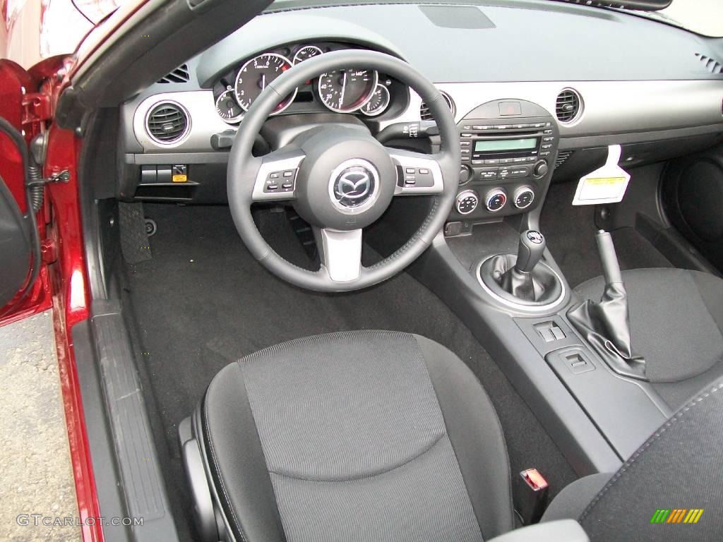 2009 MX-5 Miata Touring Roadster - Copper Red Mica / Black photo #11