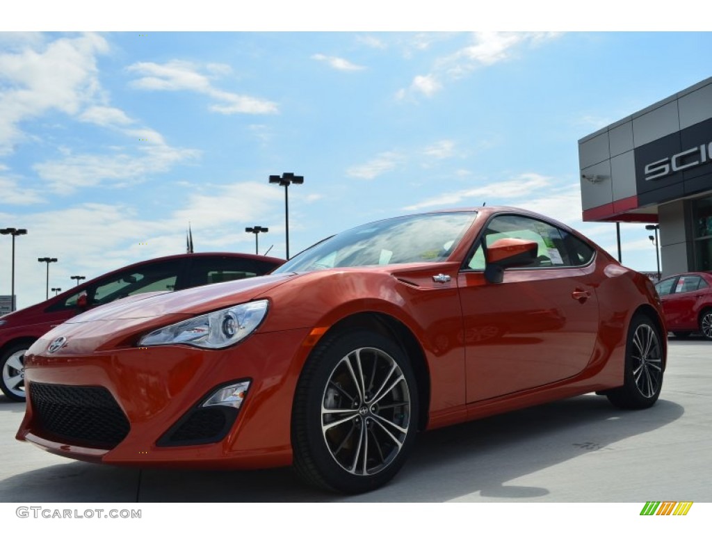 2013 FR-S Sport Coupe - Hot Lava Orange / Black/Red Accents photo #1