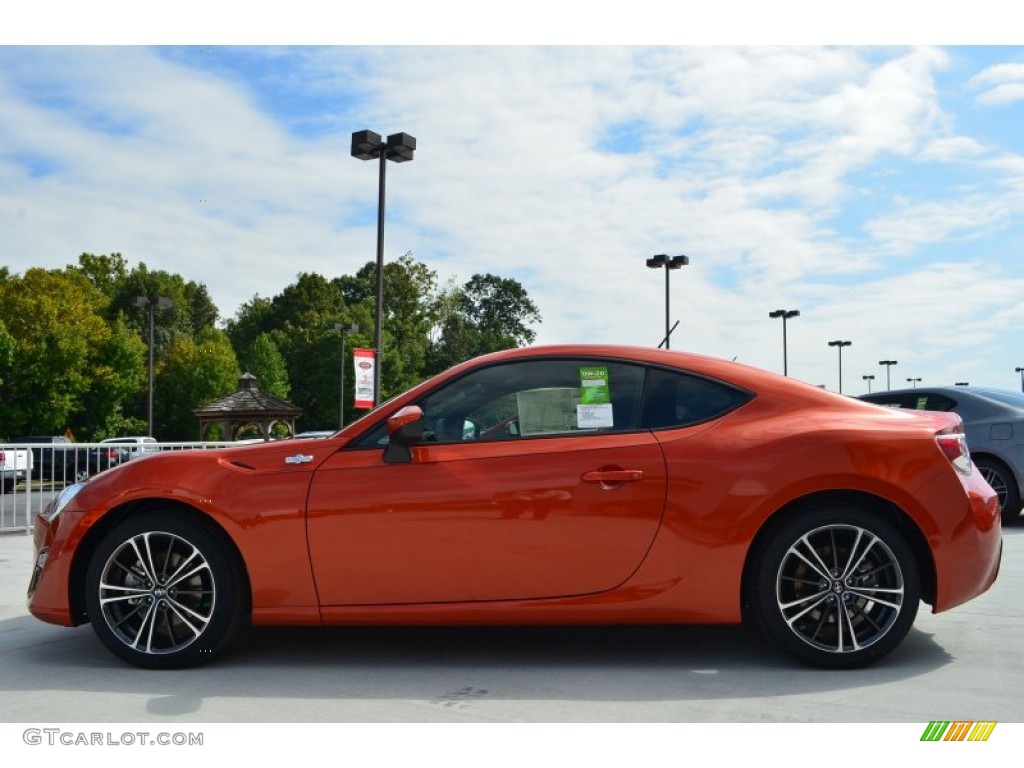 2013 FR-S Sport Coupe - Hot Lava Orange / Black/Red Accents photo #2