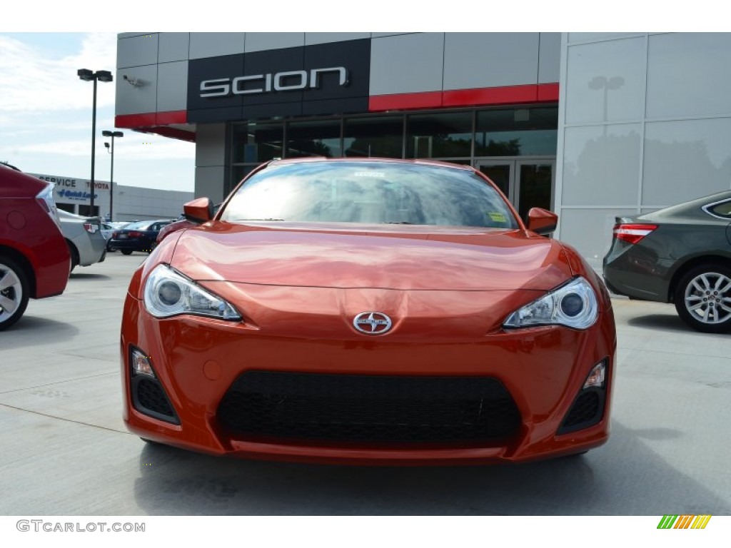 2013 FR-S Sport Coupe - Hot Lava Orange / Black/Red Accents photo #3