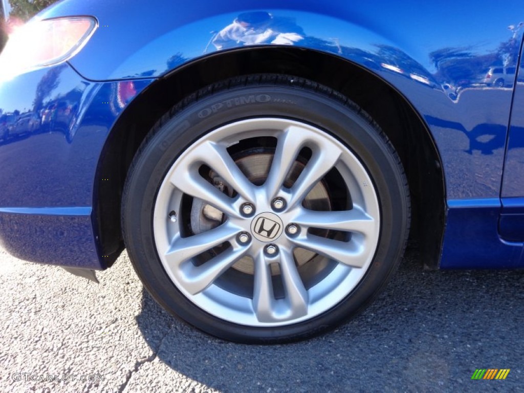 2007 Civic Si Sedan - Fiji Blue Metallic / Black photo #7