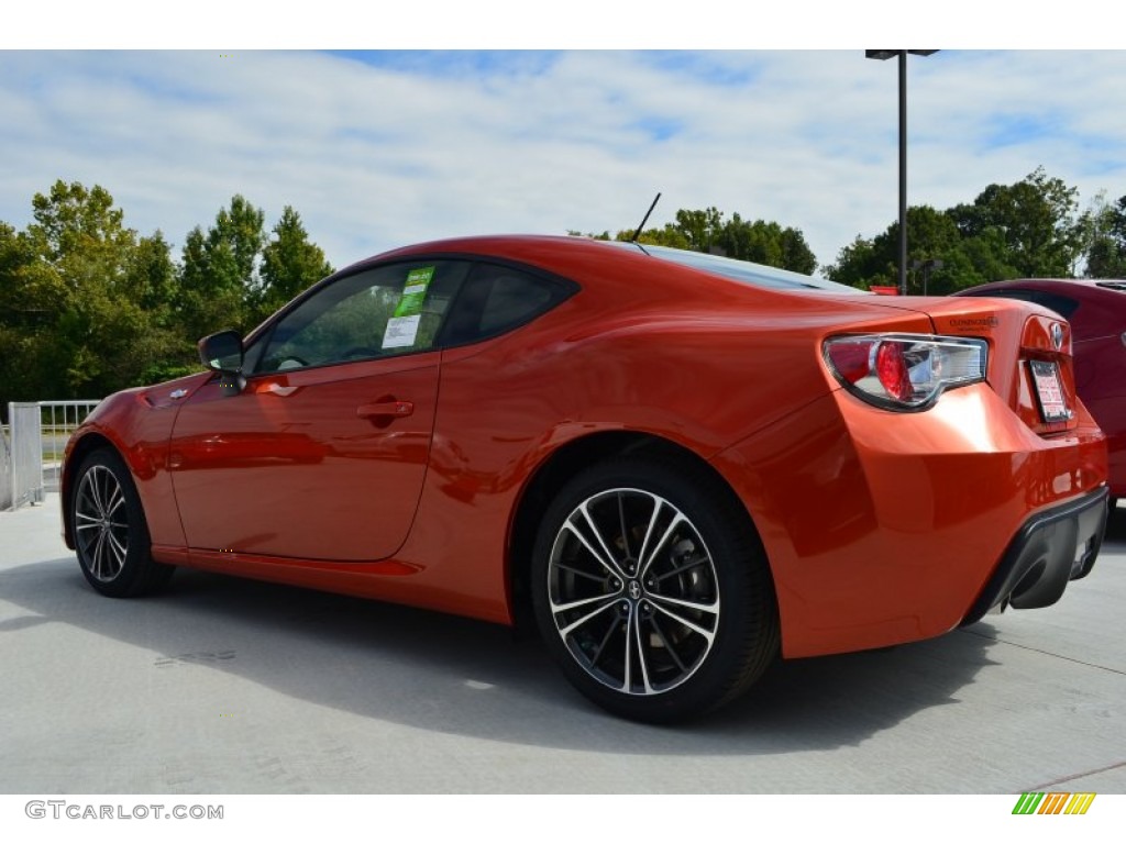 2013 FR-S Sport Coupe - Hot Lava Orange / Black/Red Accents photo #16