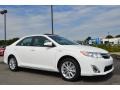 2013 Super White Toyota Camry Hybrid XLE  photo #3