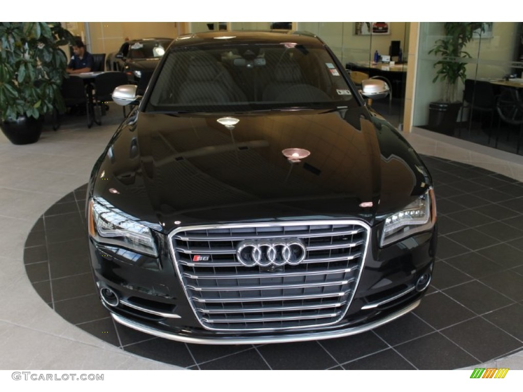 Phantom Black Pearl 2013 Audi S8 4.0 TFSI quattro Sedan Exterior Photo #86048106