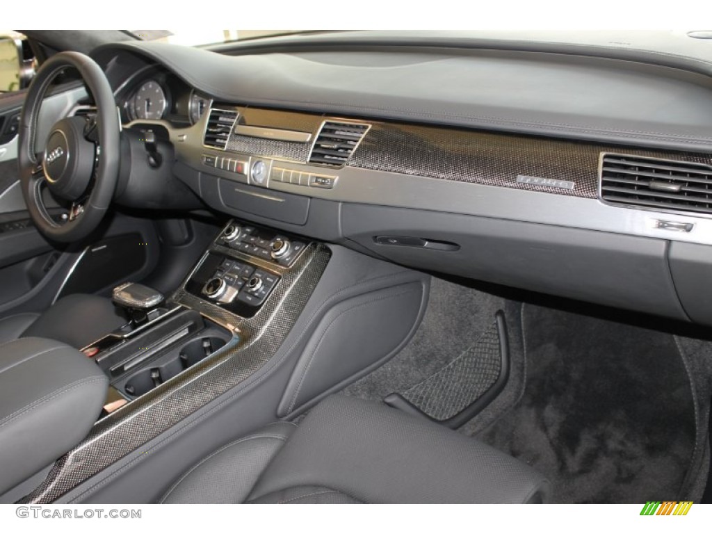 2013 Audi S8 4.0 TFSI quattro Sedan Black Dashboard Photo #86049039