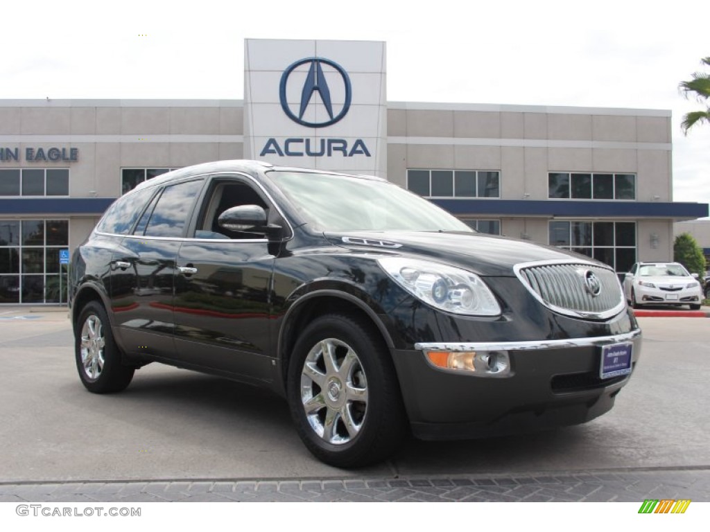 2010 Enclave CXL - Carbon Black Metallic / Ebony/Ebony photo #1