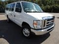 Oxford White 2012 Ford E Series Van E350 XLT Extended Passenger