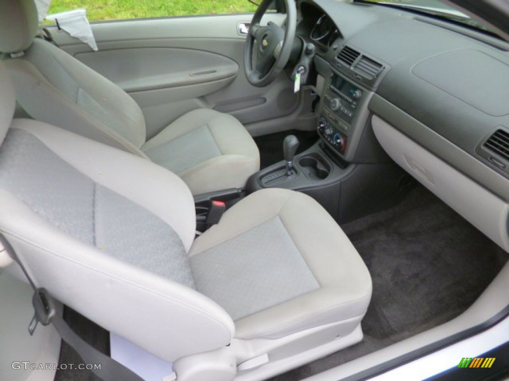 2007 Cobalt LS Coupe - Summit White / Gray photo #10