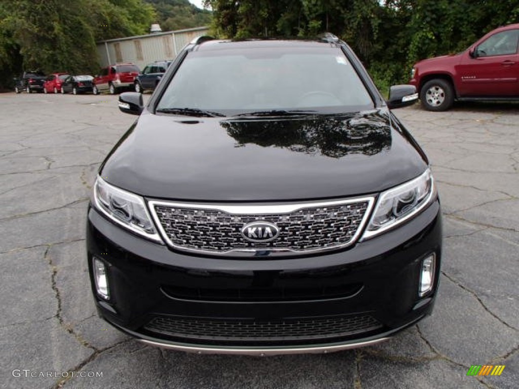 2014 Sorento SX V6 AWD - Ebony Black / Black photo #3