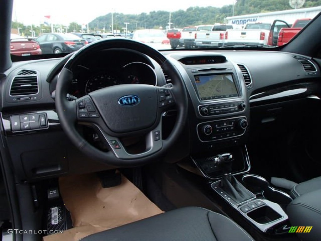Black Interior 2014 Kia Sorento SX V6 AWD Photo #86051052