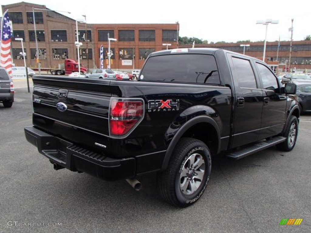 2011 F150 FX4 SuperCrew 4x4 - Ebony Black / Black photo #8