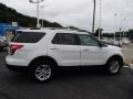 2013 Oxford White Ford Explorer XLT 4WD  photo #1