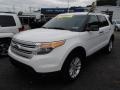 2013 Oxford White Ford Explorer XLT 4WD  photo #4