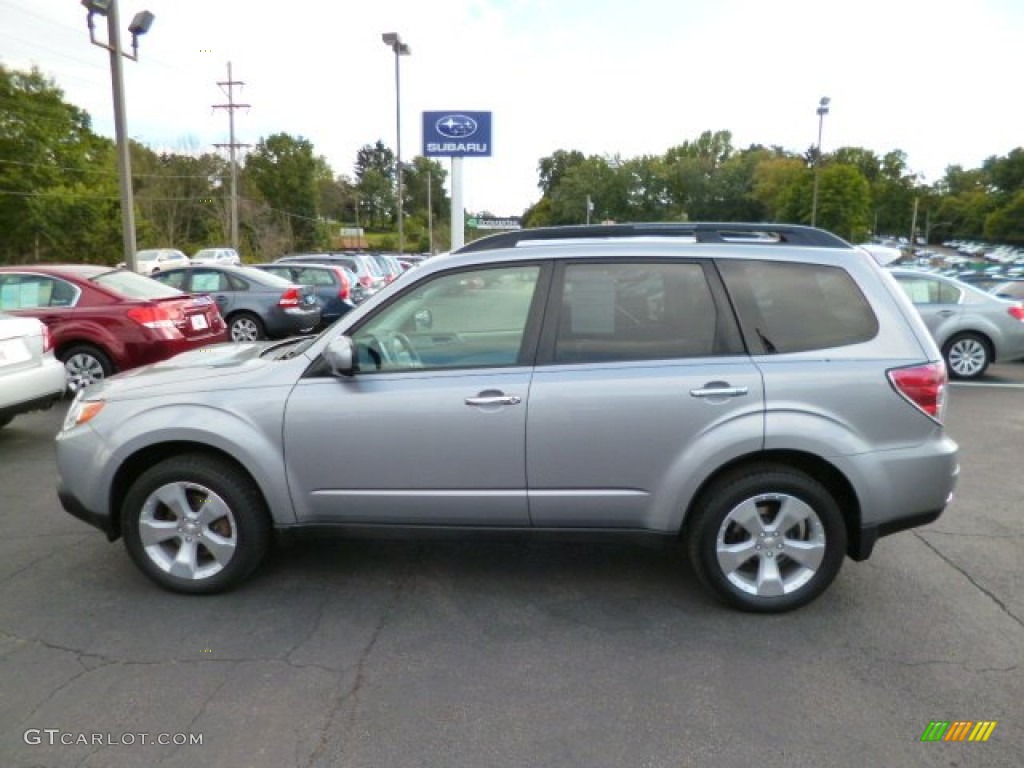 2009 Forester 2.5 XT Limited - Steel Silver Metallic / Platinum photo #4