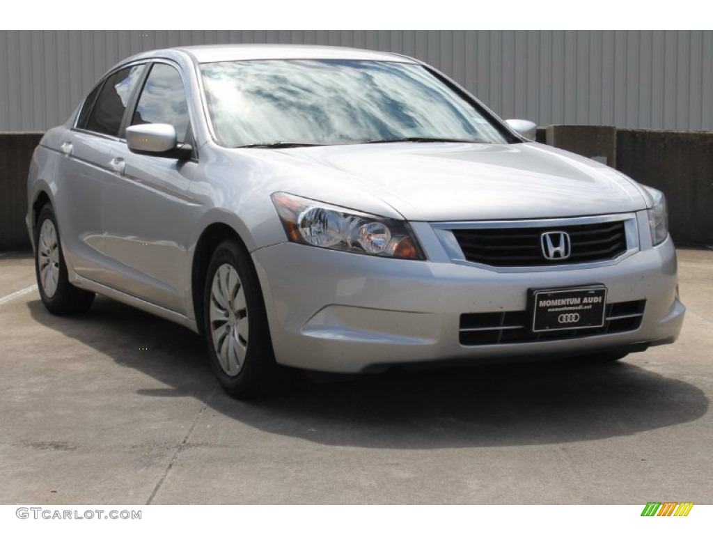 2010 Accord LX Sedan - Alabaster Silver Metallic / Black photo #1