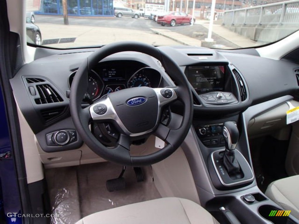 2014 Ford Escape SE 2.0L EcoBoost 4WD Medium Light Stone Dashboard Photo #86052918