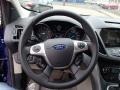 2014 Ford Escape Medium Light Stone Interior Steering Wheel Photo
