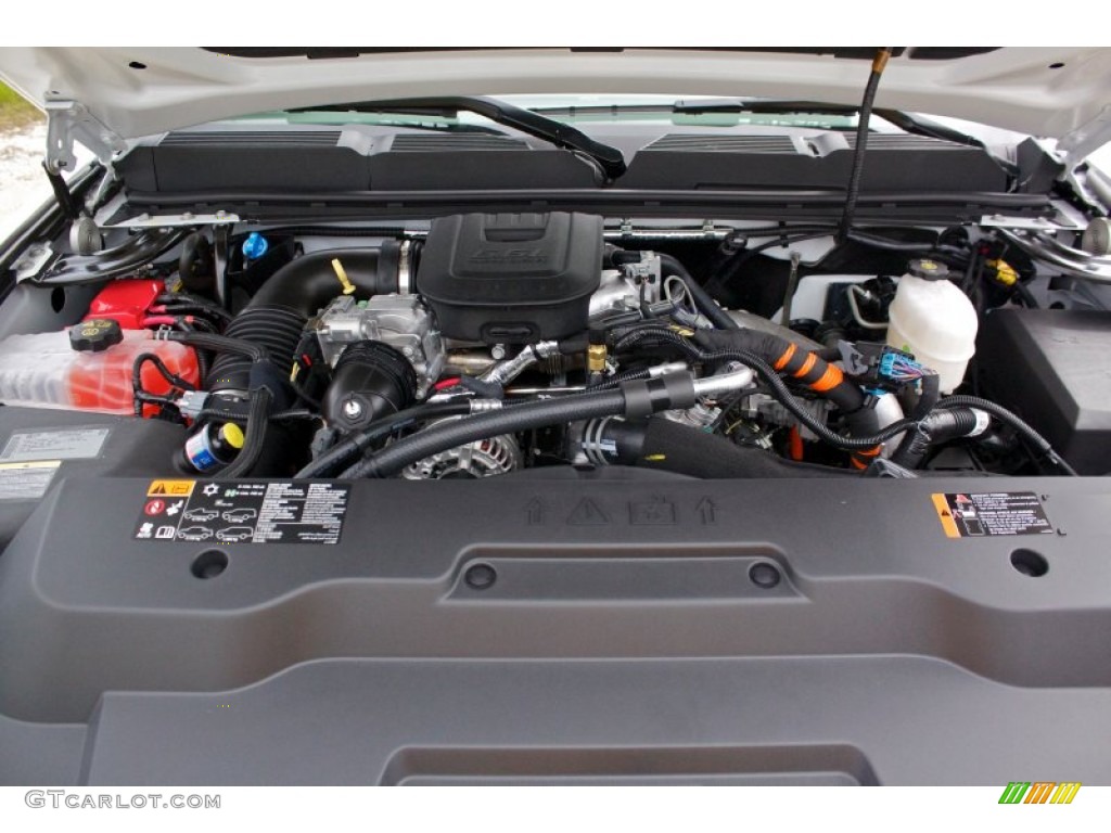 2014 Chevrolet Silverado 3500HD WT Crew Cab Dual Rear Wheel 4x4 6.6 Liter OHV 32-Valve Duramax Turbo-Diesel V8 Engine Photo #86055222