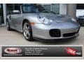 Arctic Silver Metallic 2005 Porsche 911 Turbo S Cabriolet