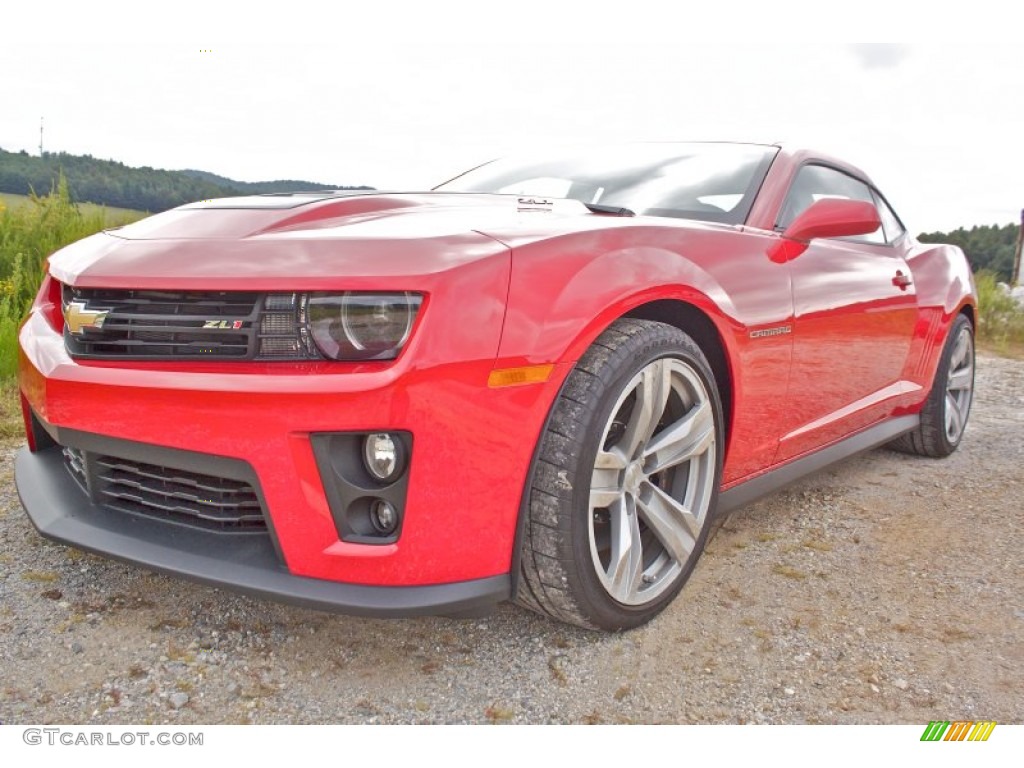2013 Camaro ZL1 - Victory Red / Black photo #2