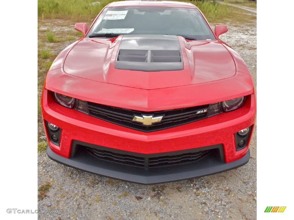 2013 Camaro ZL1 - Victory Red / Black photo #8