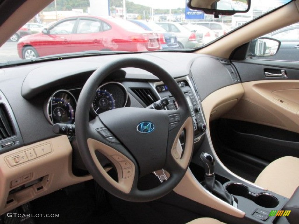 2013 Sonata GLS - Pacific Blue Pearl / Camel photo #6