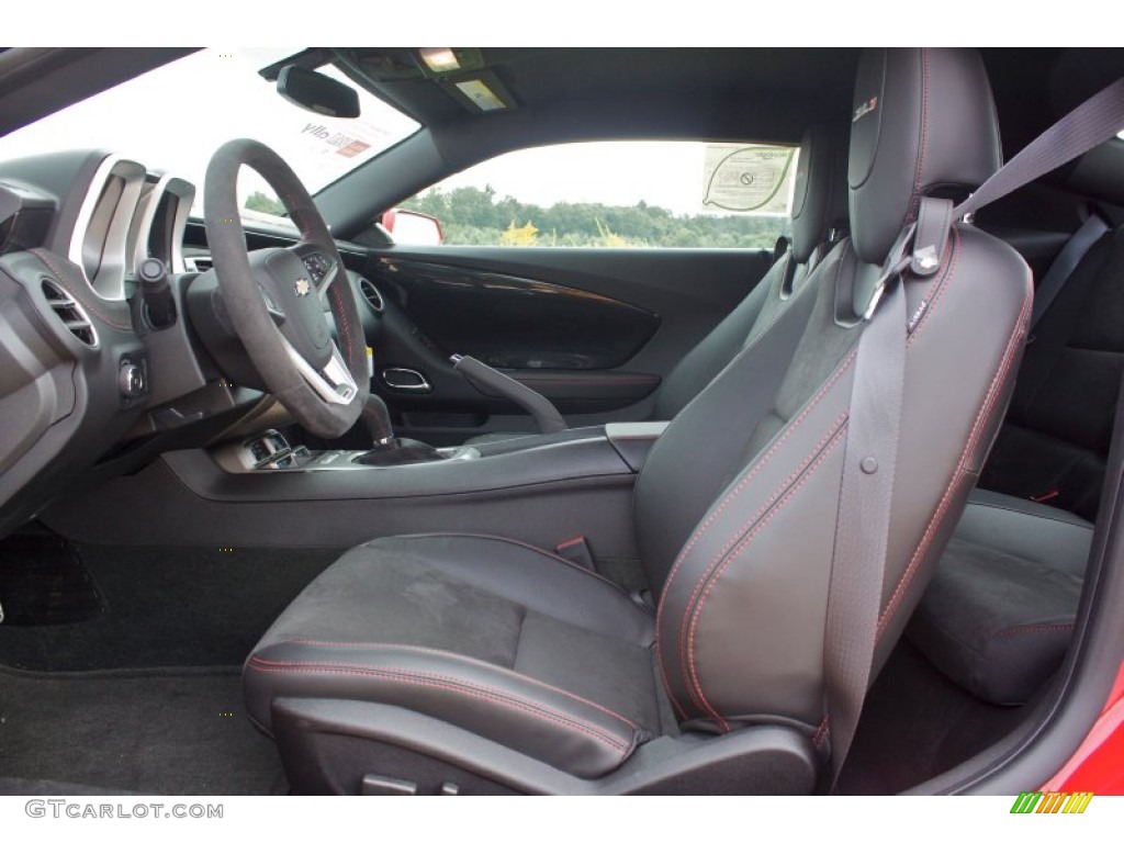 Black Interior 2013 Chevrolet Camaro ZL1 Photo #86055974