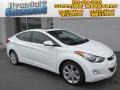 2013 Shimmering White Hyundai Elantra Limited  photo #1