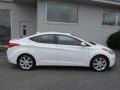 2013 Shimmering White Hyundai Elantra Limited  photo #2