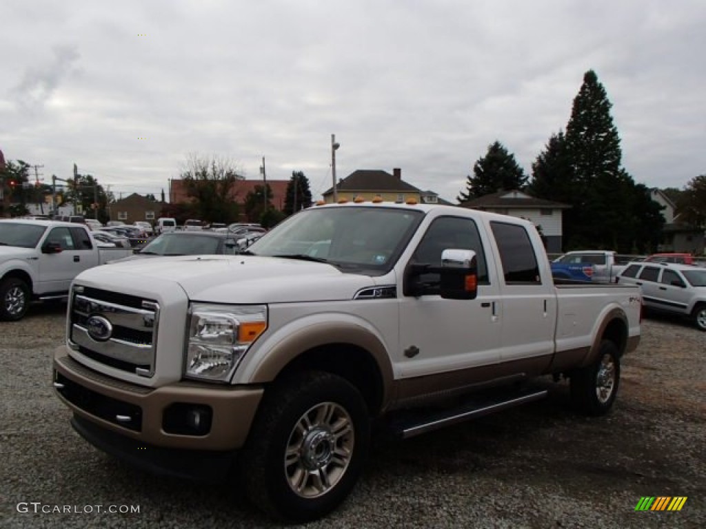 Oxford White Ford F350 Super Duty