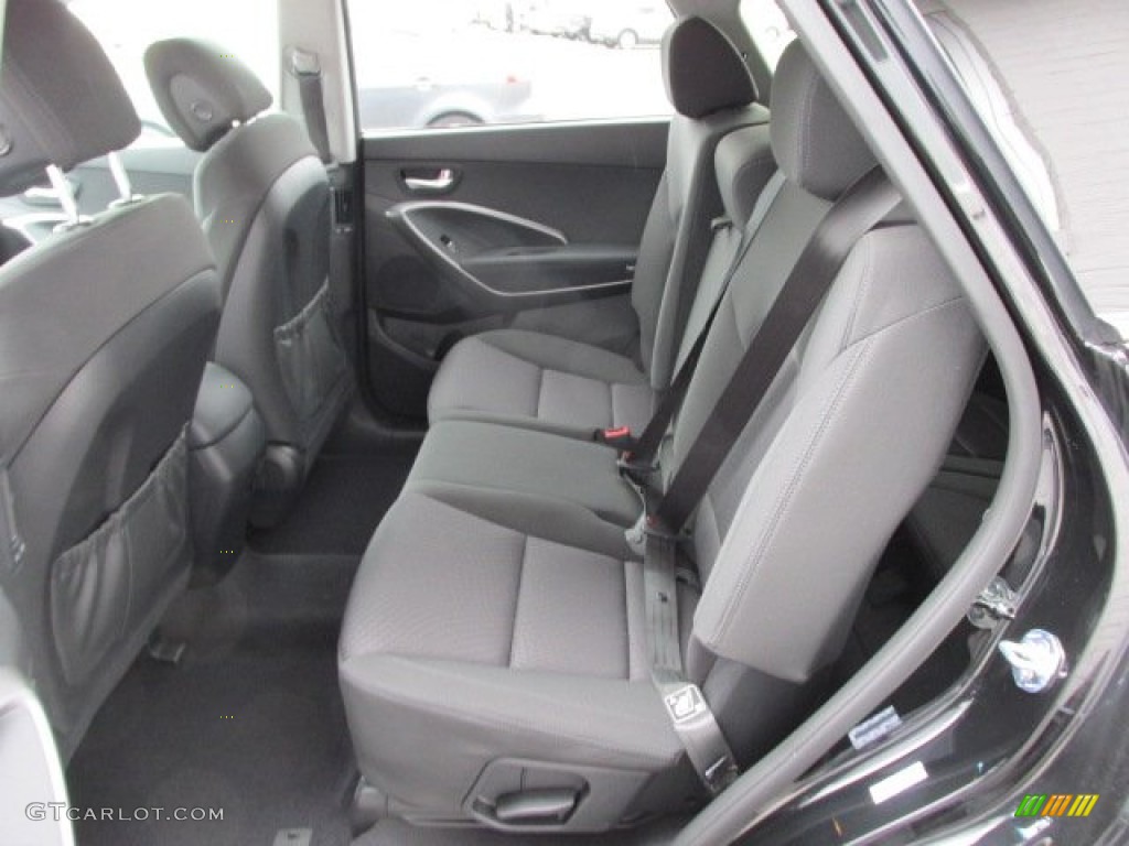 Black Interior 2013 Hyundai Santa Fe GLS AWD Photo #86057799