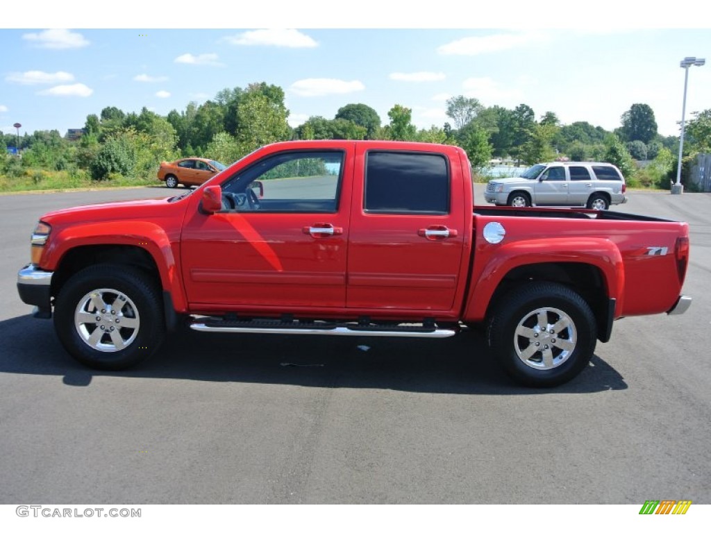 Victory Red 2010 Chevrolet Colorado LT Crew Cab Exterior Photo #86059803