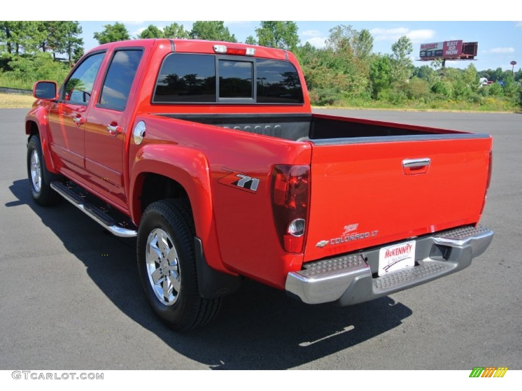 2010 Colorado LT Crew Cab - Victory Red / Ebony photo #4