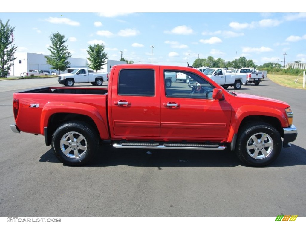 Victory Red 2010 Chevrolet Colorado LT Crew Cab Exterior Photo #86059866