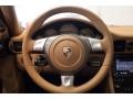 2009 Porsche 911 Sand Beige Interior Steering Wheel Photo