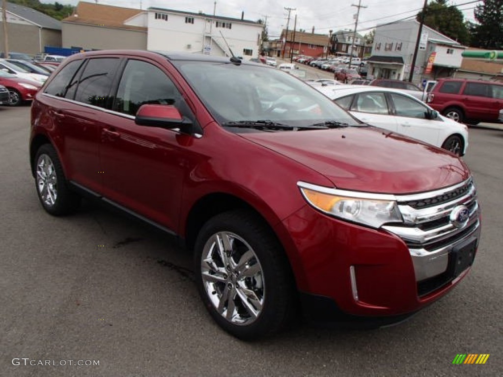 2013 Edge Limited AWD - Ruby Red / Charcoal Black photo #3