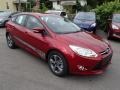 2014 Ruby Red Ford Focus SE Hatchback  photo #3