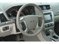 Light Titanium 2014 GMC Acadia SLE Steering Wheel