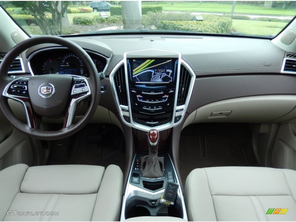 2013 Cadillac SRX Performance FWD Light Titanium/Ebony Dashboard Photo #86062182
