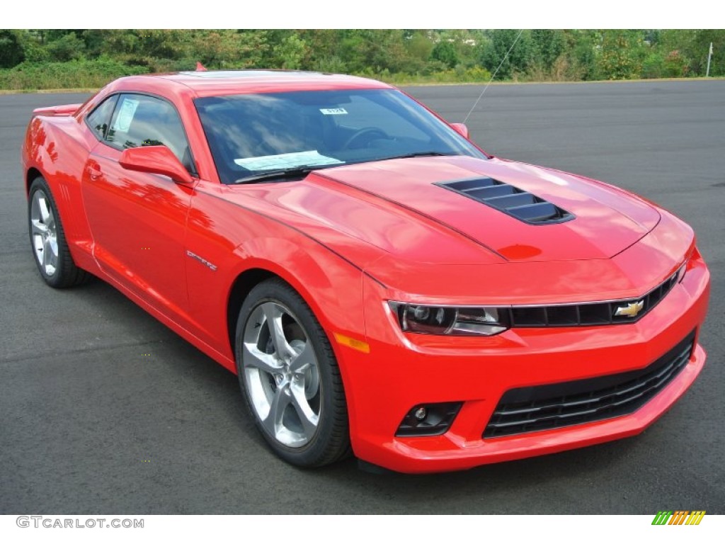 2014 Camaro SS Coupe - Red Hot / Black photo #1