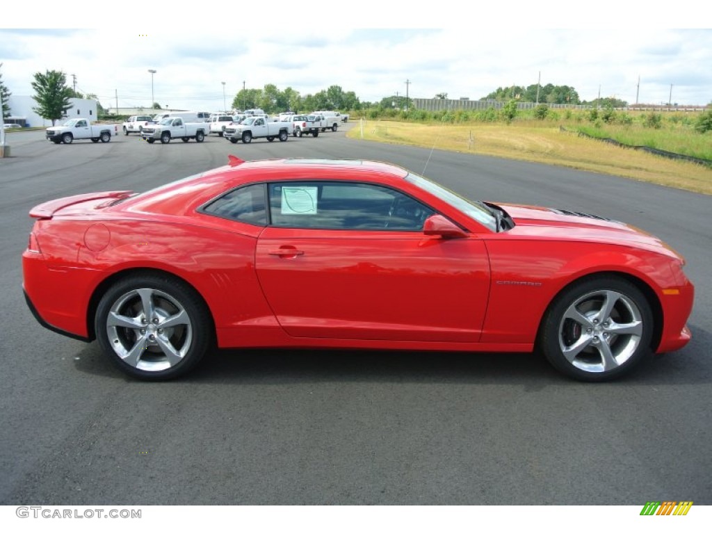 2014 Camaro SS Coupe - Red Hot / Black photo #6