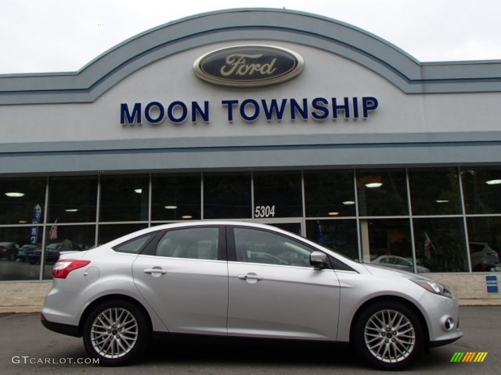 2013 Focus Titanium Sedan - Ingot Silver / Charcoal Black photo #1