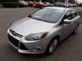 2013 Ingot Silver Ford Focus Titanium Sedan  photo #4