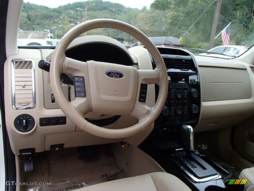 2012 Escape Limited 4WD - White Suede / Camel photo #15