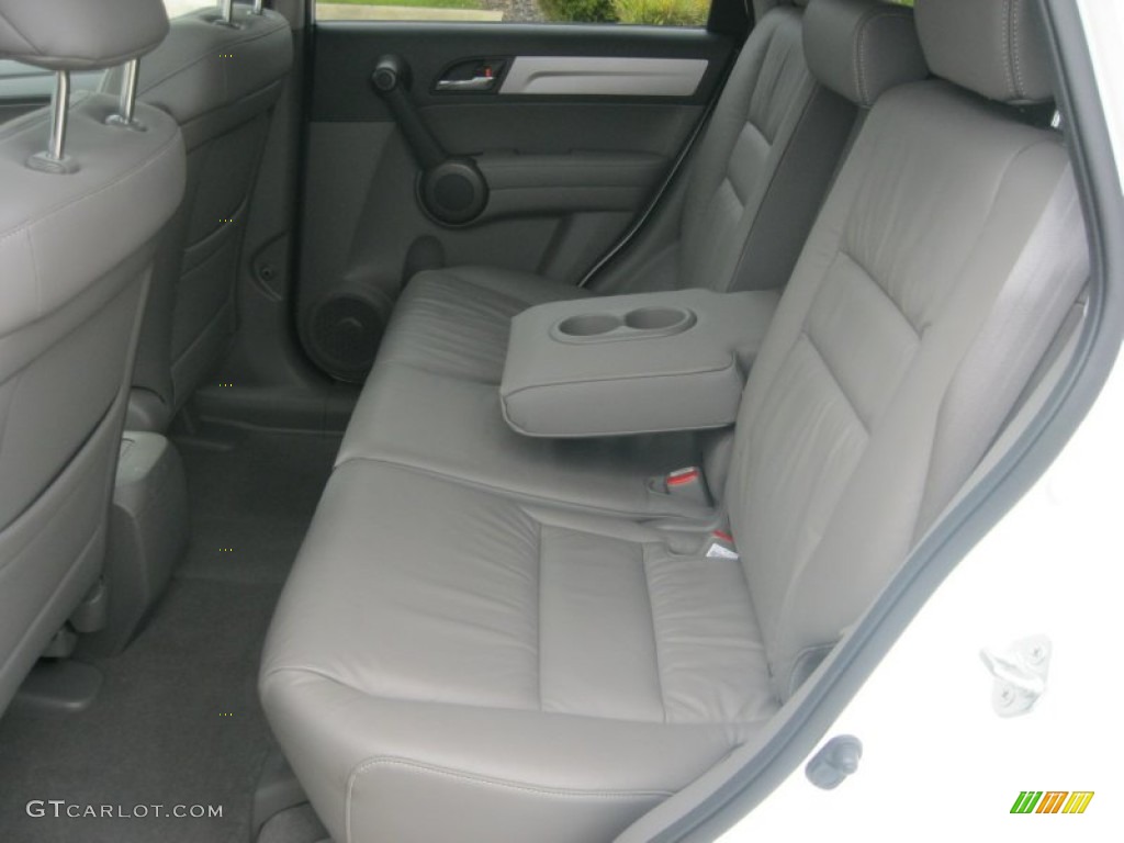 2011 CR-V EX-L - Taffeta White / Gray photo #30