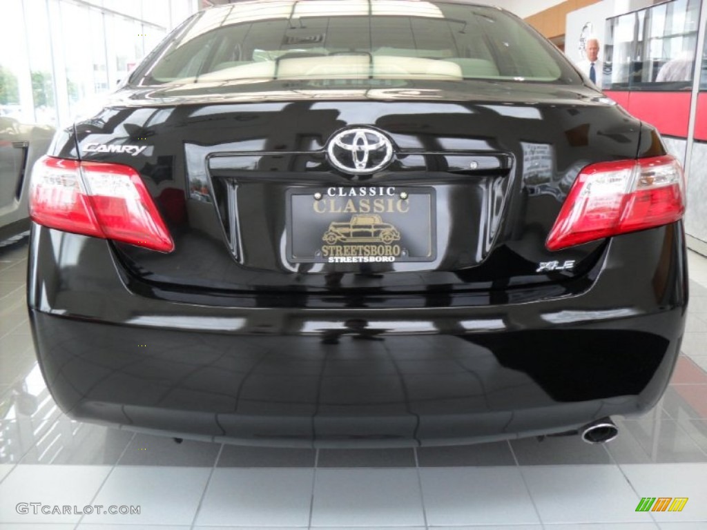 2007 Camry XLE - Black / Ash photo #3