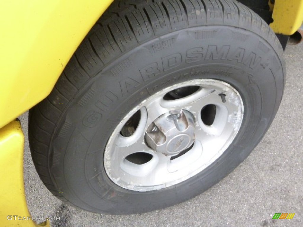 2001 Ranger Edge SuperCab 4x4 - Chrome Yellow / Dark Graphite photo #7